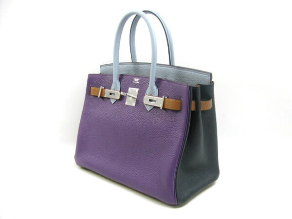 エルメス バーキン30 トリヨンクレマンス/ゴールド×ブルーリン×エトゥープ×エタン×ウルトラヴァイオレット×ブルーオブスキュール エルメス バーキン30 トリヨンクレマンス/ゴールド×ブルーリン×エトゥープ×エタン×ウルトラヴァイオレット×ブルーオブスキュール