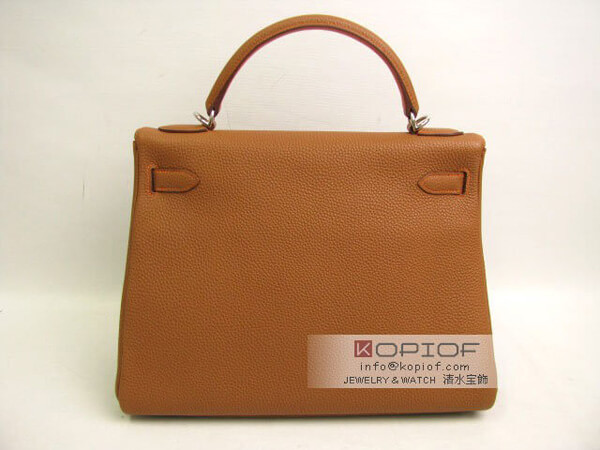 エルメス ケリー スーパーコピー32(内縫い) ゴールド×オレンジ(金具:シルバー) her318 エルメス ケリー スーパーコピー32(内縫い) ゴールド×オレンジ(金具:シルバー) her318