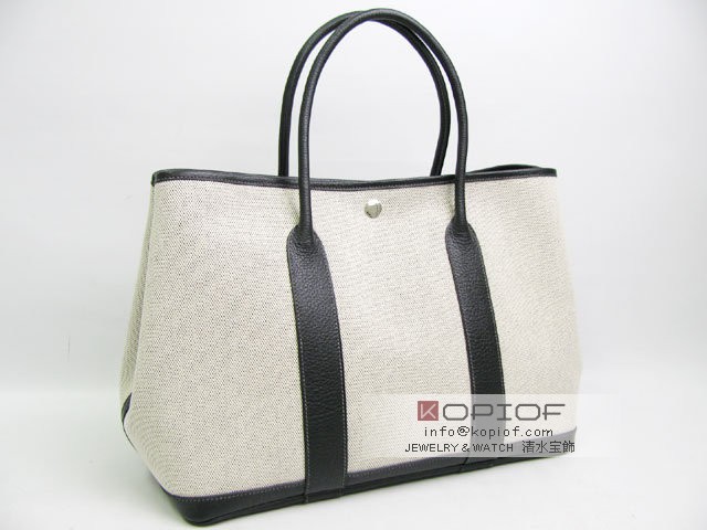 エルメス ガーデン スーパーコピーパーティPMトワルアッシュ-グレー×ブラック(シルバー金具) her010 エルメス ガーデン スーパーコピーパーティPMトワルアッシュ-グレー×ブラック(シルバー金具) her010