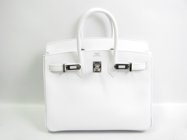 エルメス バーキン25 ヴォーエプソン-ブラン エルメス バーキン25 ヴォーエプソン-ブラン