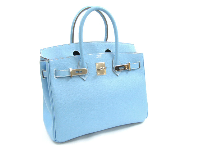エルメス バーキン30/ハンドバッグ/セレステ×ミコノス/キャンディカラー エプソン エルメス バーキン30/ハンドバッグ/セレステ×ミコノス/キャンディカラー エプソン