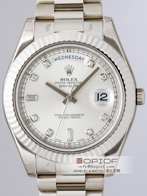 ロレックス デイデイト スーパーコピー218239A プレジデントブレス シルバー ロレックス デイデイト スーパーコピー218239A プレジデントブレス シルバー