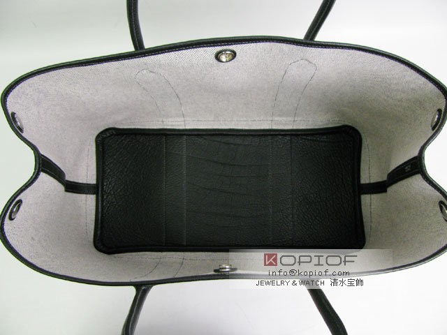 エルメス ガーデン スーパーコピーパーティPMトワルアッシュ-グレー×ブラック(シルバー金具) her010 エルメス ガーデン スーパーコピーパーティPMトワルアッシュ-グレー×ブラック(シルバー金具) her010