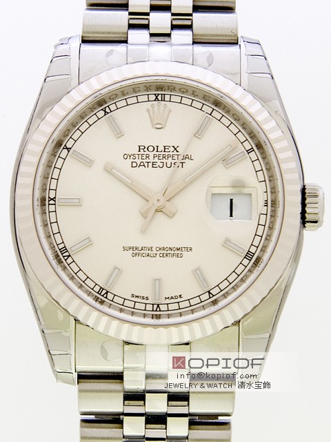 ロレックス デイトジャスト メンズ スーパーコピー116234 ジュビリーブレス シルバー ロレックス デイトジャスト メンズ スーパーコピー116234 ジュビリーブレス シルバー