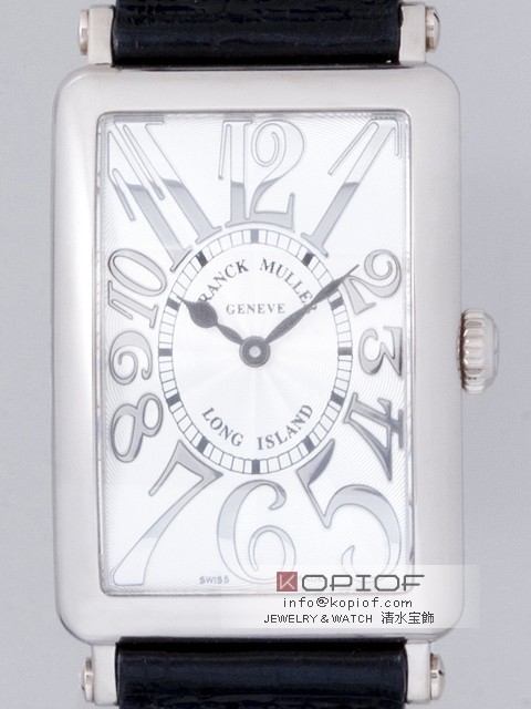 フランクミュラー ロングアイランド スーパーコピー952Q OG RELIEF OG(WG) ブラック皮 シルバー フランクミュラー ロングアイランド スーパーコピー952Q OG RELIEF OG(WG) ブラック皮 シルバー