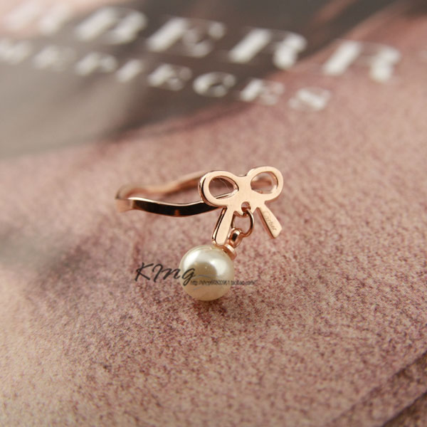 指輪・リングカルティエ パール リボン シャンパンゴールドリング(指輪) ri102 指輪・リングカルティエ パール リボン シャンパンゴールドリング(指輪) ri102