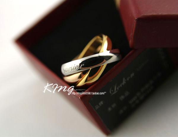 指輪・リングカルティエリング(指輪) トリニティリング ホワイト×イエロー×ピンクゴールド ri131 指輪・リングカルティエリング(指輪) トリニティリング ホワイト×イエロー×ピンクゴールド ri131