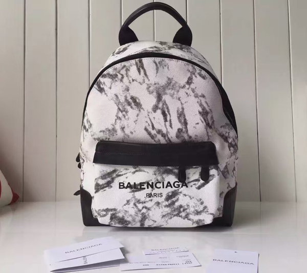 バレンシアガ バッグ スーパーコピーリュック マーブルキャンバス&レザーバックパック バレンシアガ バッグ スーパーコピーリュック マーブルキャンバス&レザーバックパック