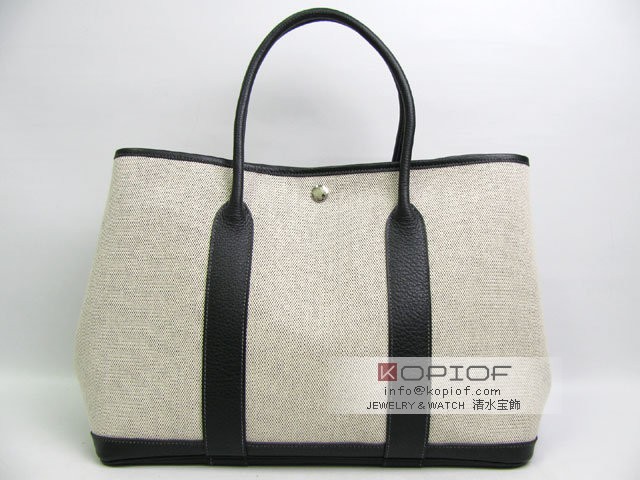 エルメス ガーデン スーパーコピーパーティPMトワルアッシュ-グレー×ブラック(シルバー金具) her010 エルメス ガーデン スーパーコピーパーティPMトワルアッシュ-グレー×ブラック(シルバー金具) her010