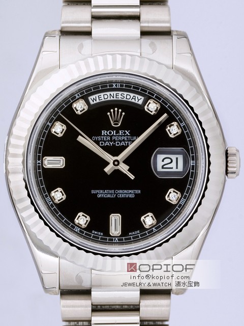 ロレックス デイデイト スーパーコピー218239A プレジデントブレス ブラック ロレックス デイデイト スーパーコピー218239A プレジデントブレス ブラック