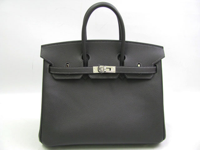 エルメス バーキン25ヴォーエプソン-グラファイト エルメス バーキン25ヴォーエプソン-グラファイト