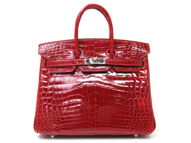 エルメス バーキン25(クロコダイルニロティカス/ブレイズ) エルメス バーキン25(クロコダイルニロティカス/ブレイズ)