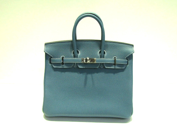 エルメス バーキン25(トゴ/ブルージーン/シルバー/金具) エルメス バーキン25(トゴ/ブルージーン/シルバー/金具)