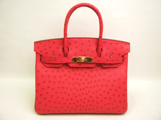 エルメス バーキン30オーストリッチ-ブーゲンビリア エルメス バーキン30オーストリッチ-ブーゲンビリア