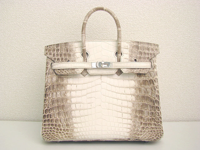 エルメス バーキン25(クロコダイルニロティカスマット/ヒマラヤ/シルバー金具) エルメス バーキン25(クロコダイルニロティカスマット/ヒマラヤ/シルバー金具)