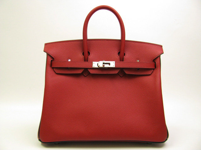 エルメス バーキン25(スペシャルオーダー)エプソン/ルージュガランス×ブラック エルメス バーキン25(スペシャルオーダー)エプソン/ルージュガランス×ブラック