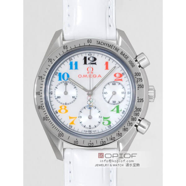 オメガ スピードマスター スーパーコピー3836.70.36 2006年トリノ冬季オリンピック限定 上村愛子モデル ホワイトシェル オメガ スピードマスター スーパーコピー3836.70.36 2006年トリノ冬季オリンピック限定 上村愛子モデル ホワイトシェル