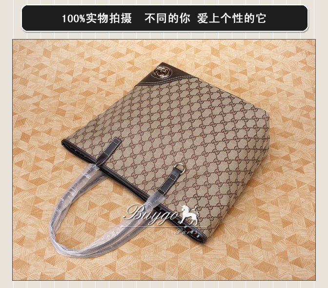 グッチ バッグ スーパーコピーグッチ GGキャンバス トートバッグ ベージュ×ダークブラウン 169945 FCEKG 9643 グッチ バッグ スーパーコピーグッチ GGキャンバス トートバッグ ベージュ×ダークブラウン 169945 FCEKG 9643