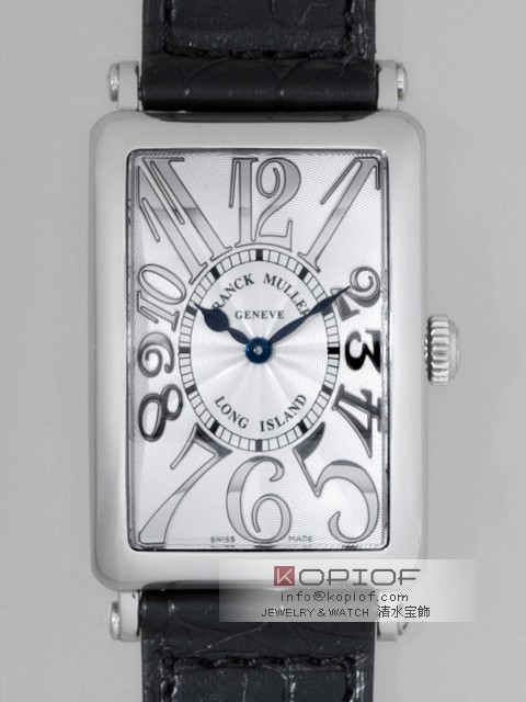 フランクミュラー ロングアイランド スーパーコピー952Q AC RELIEF AC(SS) ブラック皮 シルバー フランクミュラー ロングアイランド スーパーコピー952Q AC RELIEF AC(SS) ブラック皮 シルバー
