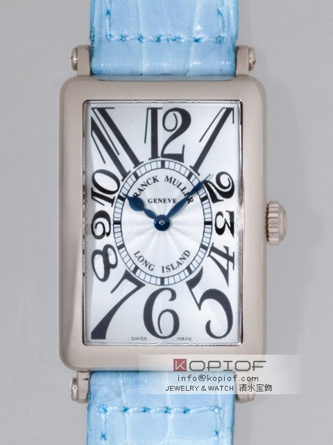 フランクミュラー ロングアイランド スーパーコピー952Q OG OG(WG) 水色皮 シルバー フランクミュラー ロングアイランド スーパーコピー952Q OG OG(WG) 水色皮 シルバー