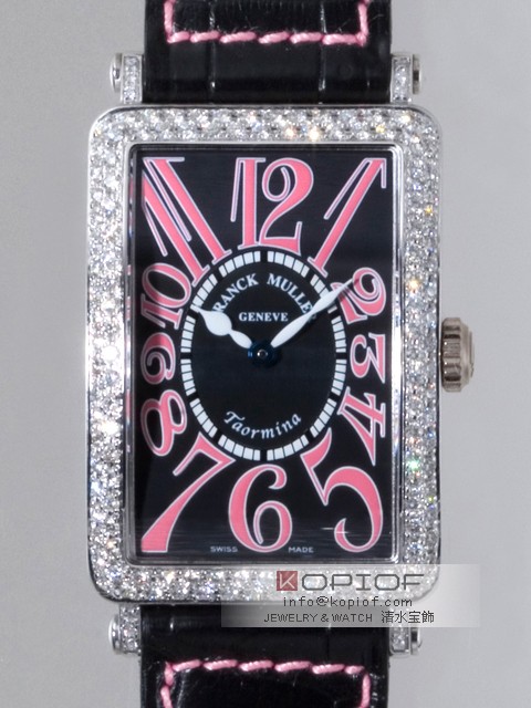 フランクミュラー ロングアイランド スーパーコピー952Q TAORMINA OG OG(WG) ブラック皮 ベゼル・尾錠ダイヤアフター ブラック/ピンクアラビア フランクミュラー ロングアイランド スーパーコピー952Q TAORMINA OG OG(WG) ブラック皮 ベゼル・尾錠ダイヤアフター ブラック/ピンクアラビア