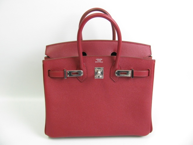 エルメス バーキン25 ヴォーエプソン-ルビー エルメス バーキン25 ヴォーエプソン-ルビー