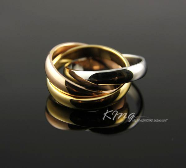 指輪・リングカルティエリング(指輪) トリニティリング ホワイト×イエロー×ピンクゴールド ri131 指輪・リングカルティエリング(指輪) トリニティリング ホワイト×イエロー×ピンクゴールド ri131