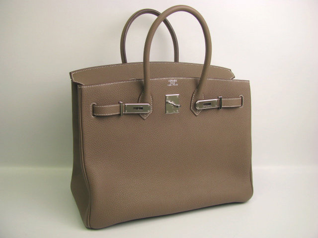 エルメス バーキン 35 エトゥープ(シルバー金具) her322 エルメス バーキン 35 エトゥープ(シルバー金具) her322