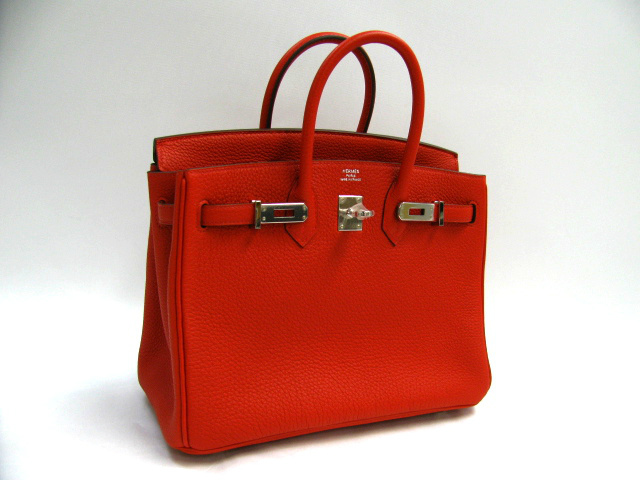 エルメス バーキン25(トゴ/ゼラニウム/シルバー/金具) エルメス バーキン25(トゴ/ゼラニウム/シルバー/金具)