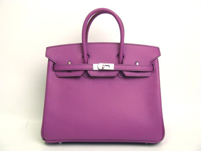 エルメス バーキン25(スペシャルオーダー)エプソン/シクラメン×バイオレット エルメス バーキン25(スペシャルオーダー)エプソン/シクラメン×バイオレット