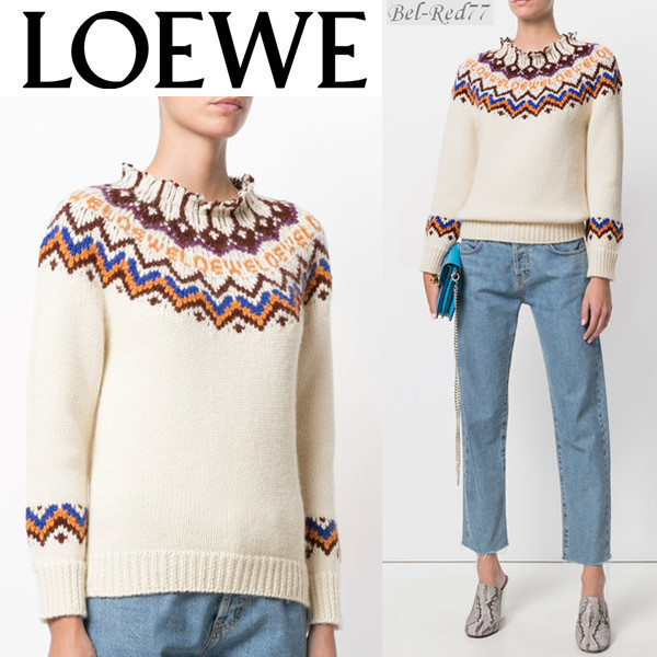ロエベ ノルディックジャガードセーター ニット セーター ロエベ服コピー ロエベ ノルディックジャガードセーター ニット セーター ロエベ服コピー