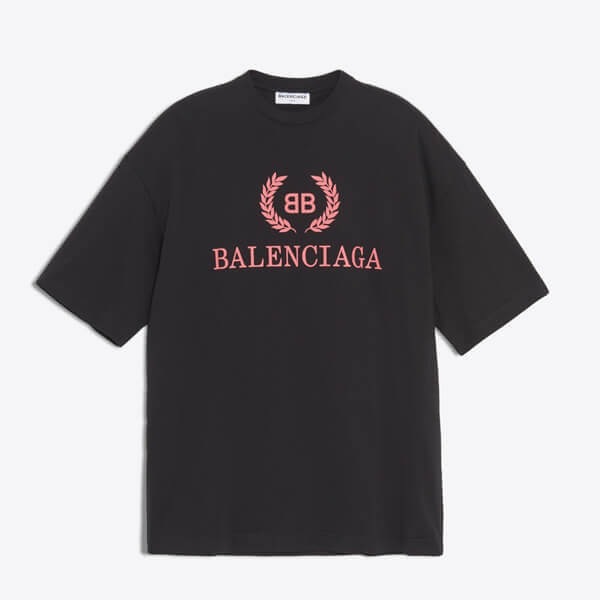 バレンシアガ tシャツ 本物 18SS 'BB Mode'ホワイト 女性にも オーバーサイズ バレンシアガ tシャツ 本物 18SS 'BB Mode'ホワイト 女性にも オーバーサイズ