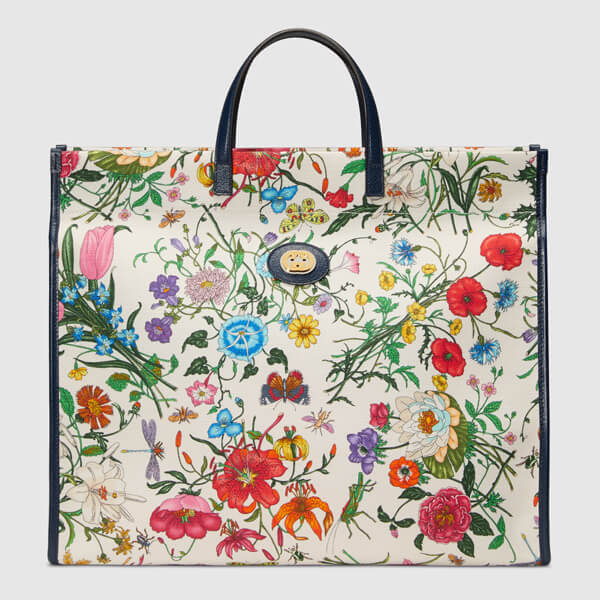 グッチ フローラ ラージフローラトートバッグ フローラプリント グッチ フローラ ラージフローラトートバッグ フローラプリント