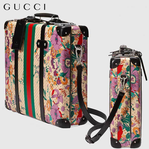 グローブトロッター ブリーフケース フローラルプリント グローブトロッター ブリーフケース フローラルプリント