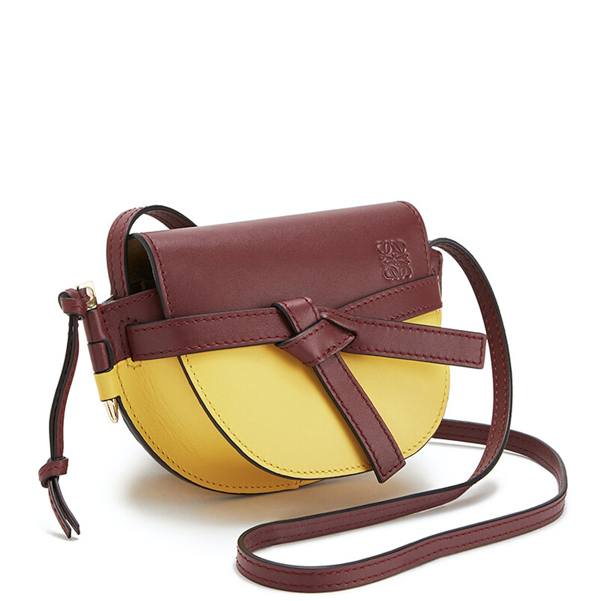 2020年春夏新作 ロエベコピーゲートミニバッグ LW032 GATE MINI BAG 33154U62 6967 ワイン