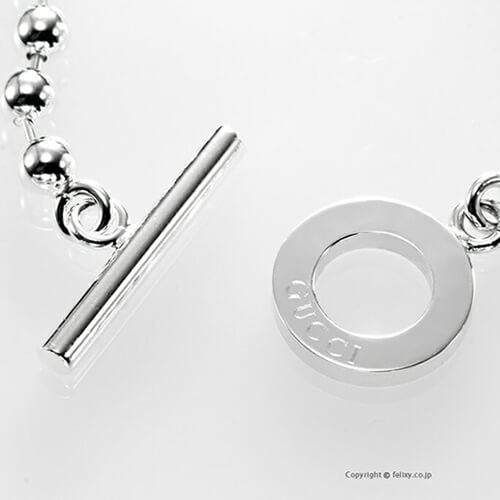 グッチ ブレスレット 偽物 シルバー スターリングシルバー Boule Toggle 010294 09840 0006 グッチ ブレスレット 偽物 シルバー スターリングシルバー Boule Toggle 010294 09840 0006