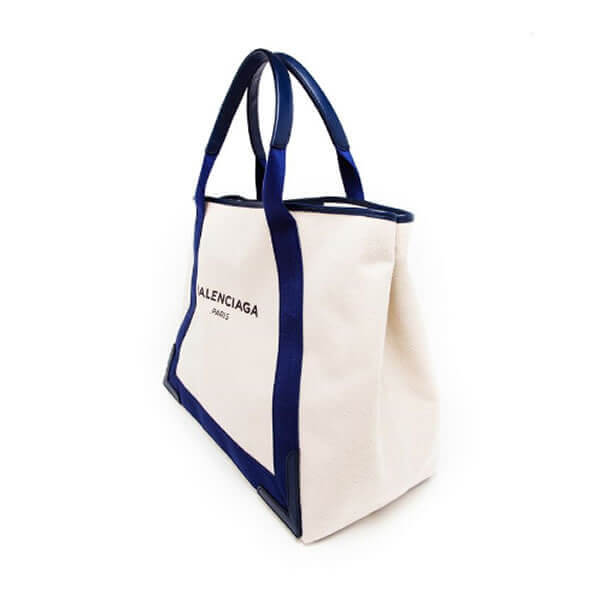 バレンシアガスーパーコピートートバッグ☆Large Canvas Logo Tote☆ NAVY CABAS B6787 バレンシアガスーパーコピートートバッグ☆Large Canvas Logo Tote☆ NAVY CABAS B6787