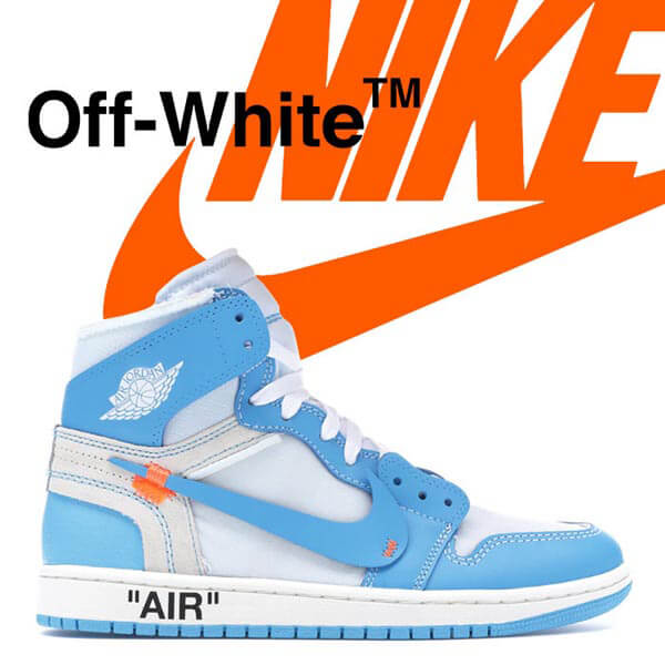 2020新作大人気 ナイキ ジョーダン オフホワイト パーカー 偽物 コラボス ナイキJordan 1 Retro High Off-White University BlueAQ0818-1481