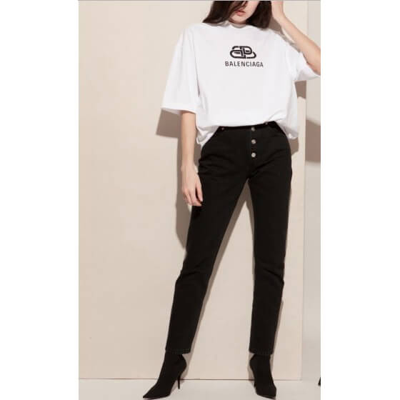 バレンシアガ tシャツ 激安 バレンシアガ New BB Mode オーバーサイズTシャツ☆ バレンシアガ tシャツ 激安 バレンシアガ New BB Mode オーバーサイズTシャツ☆