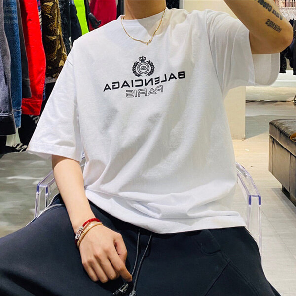 バレンシアガ tシャツ 偽物 バレンシアガ tシャツ ロゴ LOGO T-SHIRT 594579TGV609000 バレンシアガ tシャツ 偽物 バレンシアガ tシャツ ロゴ LOGO T-SHIRT 594579TGV609000