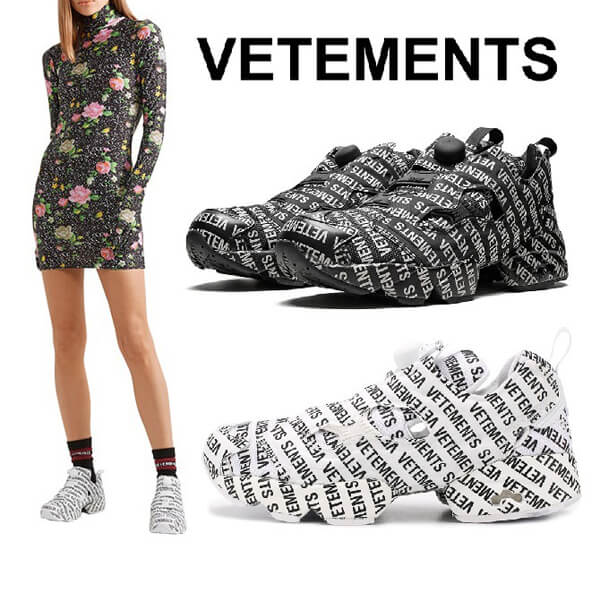 ヴェトモン tシャツ 偽物 VETEMENTS オーバーサイズ 刺繍入り コットン Tシャツ 黒 人気