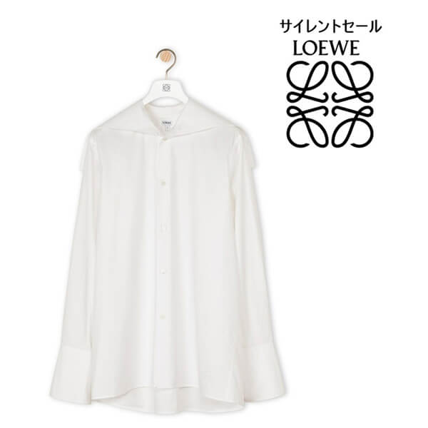 セール!ロエベ(ロエベ Tシャツ 偽物) プリントTシャツ ホワイト スカル ロゴ セール!ロエベ(ロエベ Tシャツ 偽物) プリントTシャツ ホワイト スカル ロゴ
