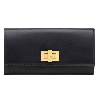 フェンディ ピーカブー コピー PEEKABOO フラップ長財布 8M0377 SFJ F0KUR