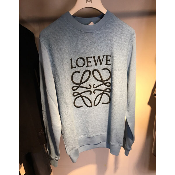 ロエベ トレーナー 偽物_women/Anagram Sweatshirt スウェット/ブルー ロエベ トレーナー 偽物_women/Anagram Sweatshirt スウェット/ブルー