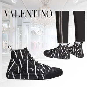 ＊VALENTINO＊VLTN ヴァレンティノ ハイカット スニーカー コピー ●ブランド● VALENTINO GARAVANI　 ヴァレンティノ ガラヴァーニ 『VLTN ハイカットスニーカー』 VLTNのロゴが刻印された、マジックテ