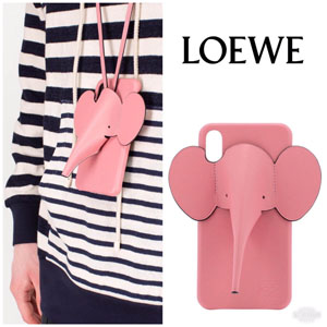 【ロエベ iPhoneケース コピー】エレファント Elephant 水色 偽物 C719C80X01