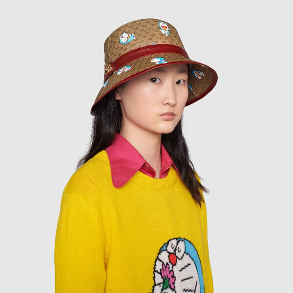 グッチ ドラえもん 帽子 クローシュドラエモン×グッチ★ユニセックススーパーコピー★新作 6488464HACU 8574 グッチ ドラえもん 帽子 クローシュドラエモン×グッチ★ユニセックススーパーコピー★新作 6488464HACU 8574