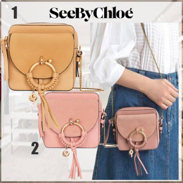 *See by Chloe ロゴ「JOAN」カメラバッグ 使いやすい☆