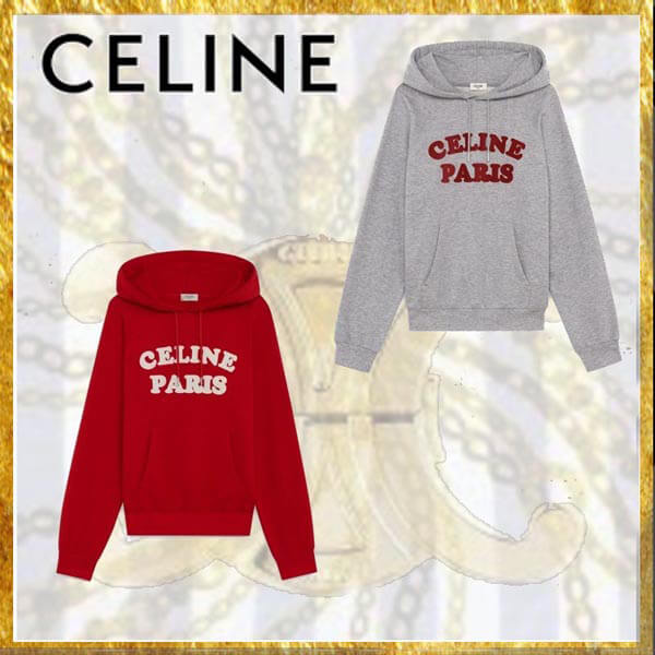 【セリーヌ】21SS セリーヌ PARISスウェット＊コットン＆カシミア コピー 2Y147607F.27RW