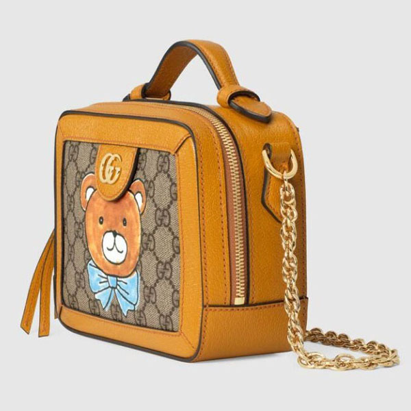 グッチ公式★EXO-KAI x グッチ 限定品 ベアプリント ミニバッグ コピー 602576 2YWBG 8695 グッチ公式★EXO-KAI x グッチ 限定品 ベアプリント ミニバッグ コピー 602576 2YWBG 8695